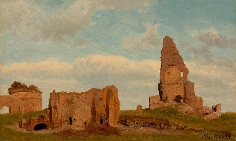 Albert Bierstadt Ruins-Campagna of Rome oil painting picture